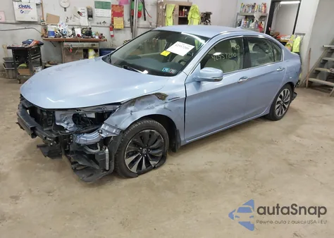 2017 Honda Accord Hybrid from USA, damaged, VIN JHMCR6F33HC001014